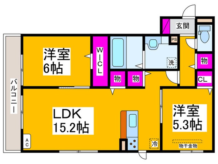 仮）ベアーフルート長曽根の物件間取画像