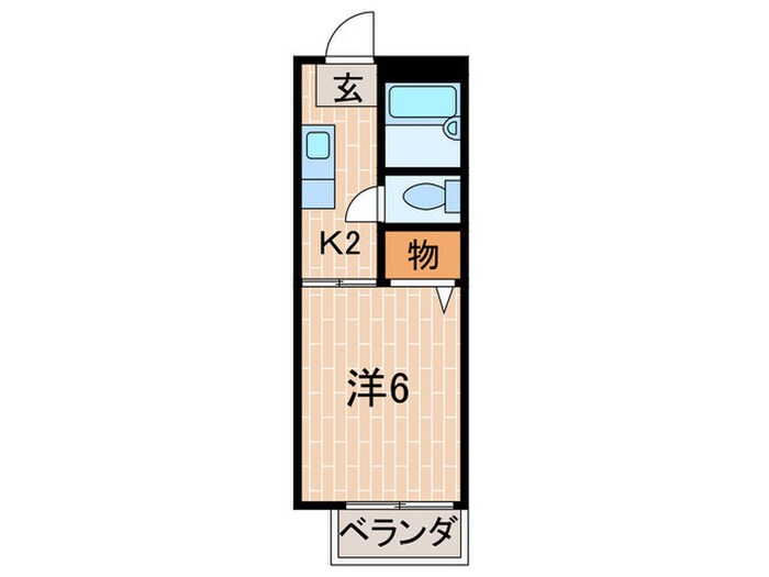 サンライフ名次の物件間取画像