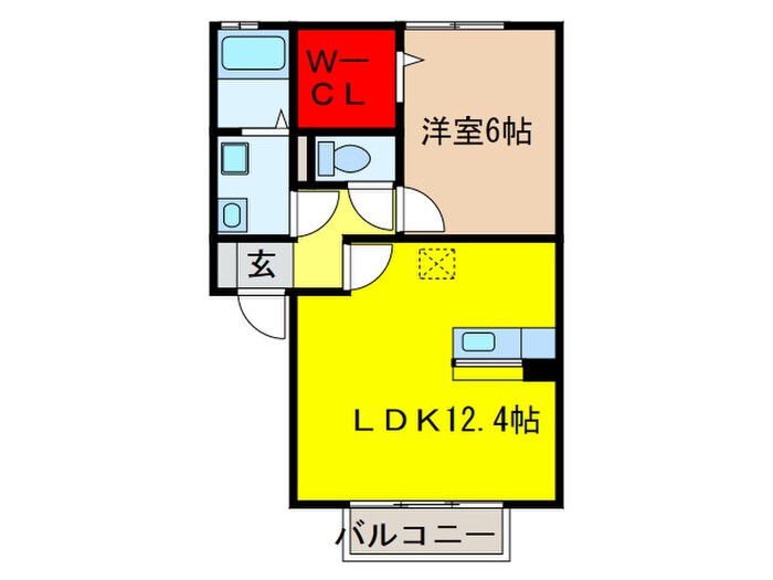 ラ・ミュ－久宝寺Ⅱの物件間取画像