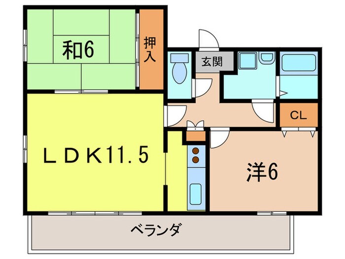 カ－サ甲陽園の物件間取画像