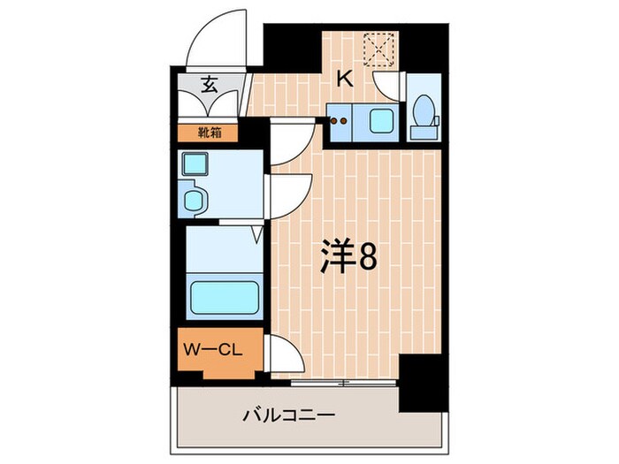 ﾗﾗﾌﾟﾚｲｽ三宮ﾙﾐﾅｰｼﾞｭ(702)の物件間取画像