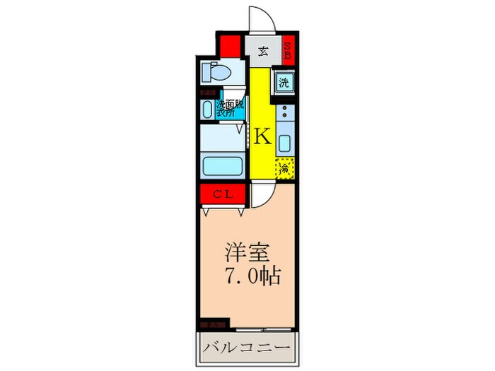 メゾン　ド　タカハマの物件間取画像