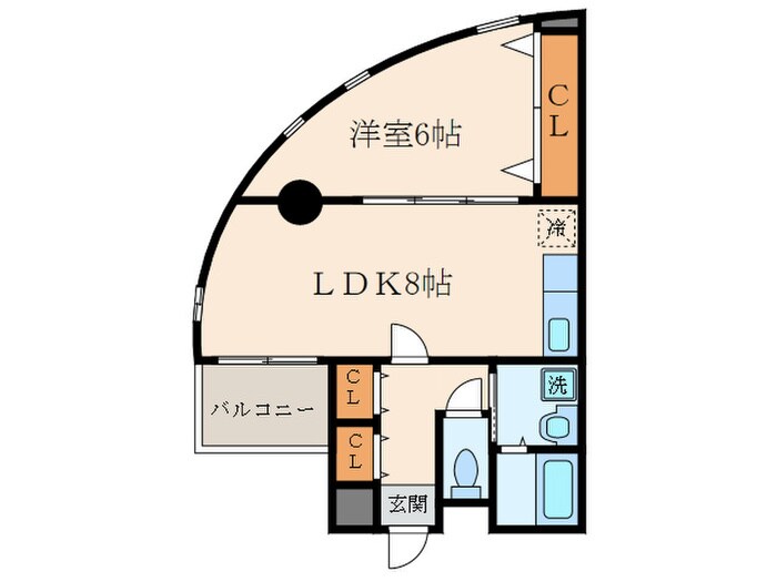 Ysｺｰﾄ蘭びっくの物件間取画像