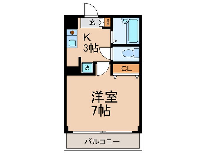 ｱﾍﾞﾆ-ﾙ東住吉の物件間取画像