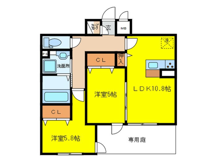 ヴィア・ラッテアの物件間取画像