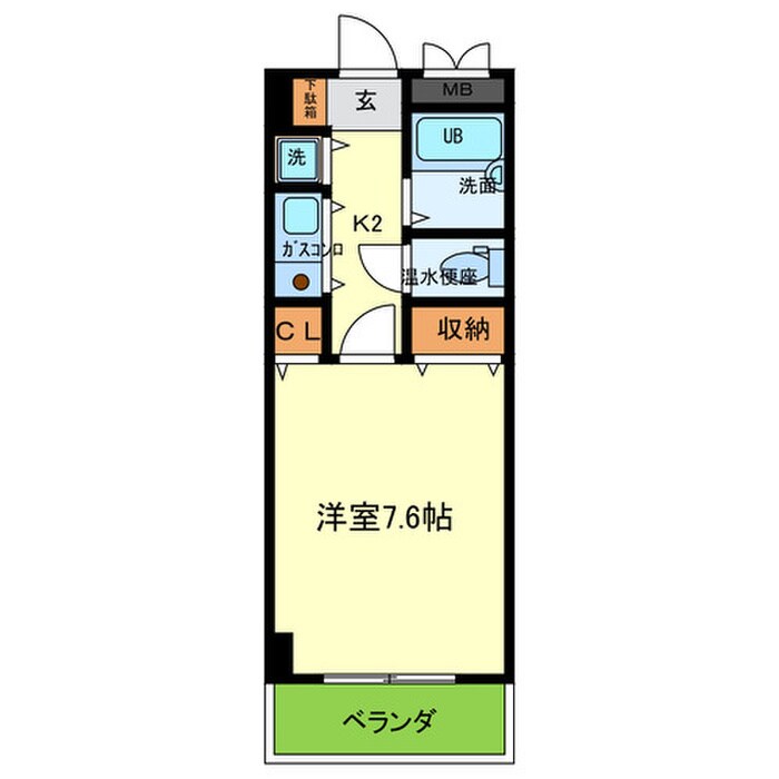 サンモールの物件間取画像