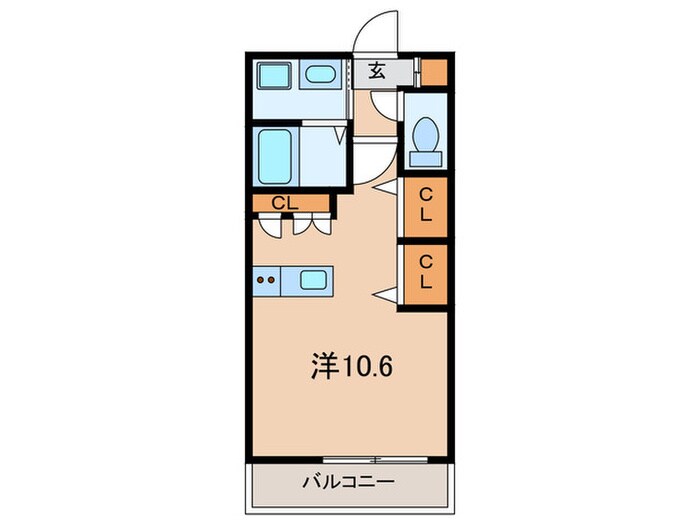 大橋メゾンの物件間取画像