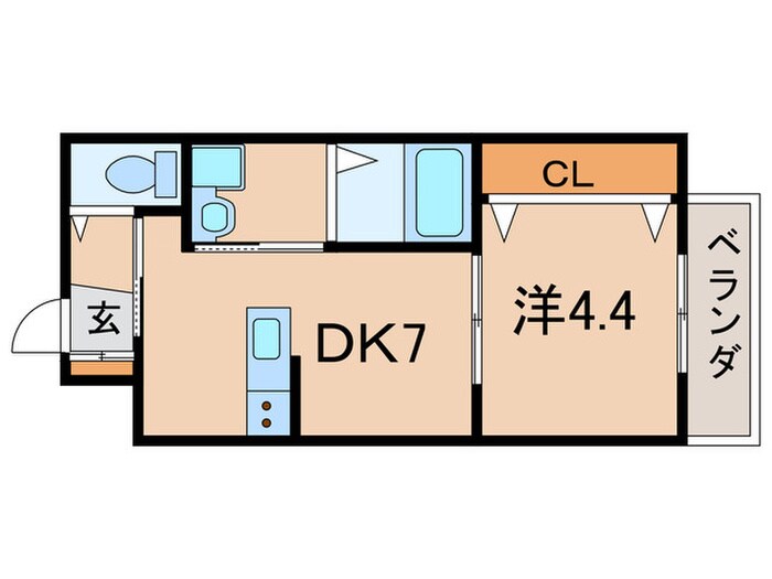 グランメール芦屋南宮町の物件間取画像