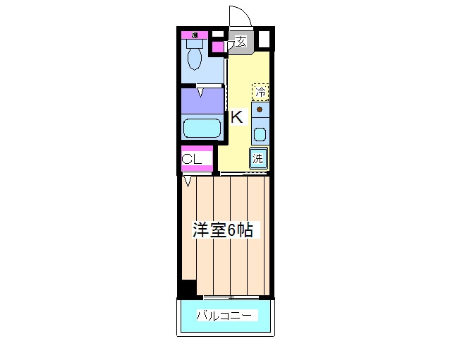 ＩＮＩＺＩＯ上六の物件間取画像