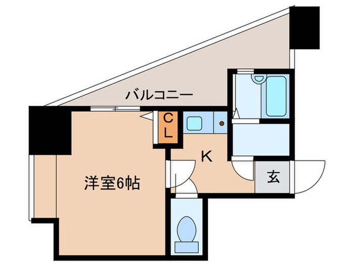 ﾜｺｰﾚﾊｰﾊﾞｰCITY元町(703)の物件間取画像