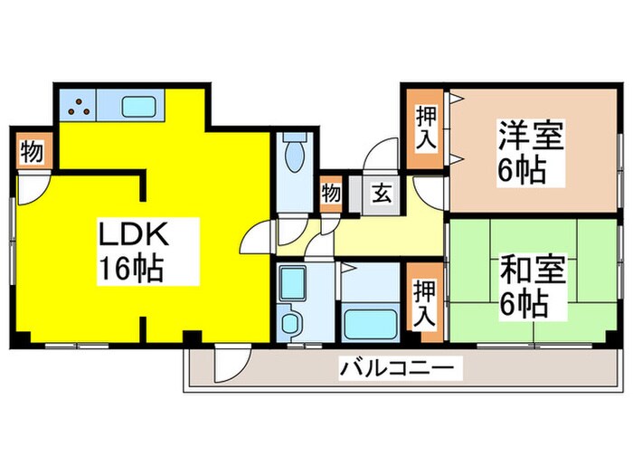 オーキッドヒルズの物件間取画像