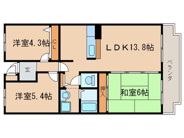 ム－ランマルシェ２５の物件間取画像