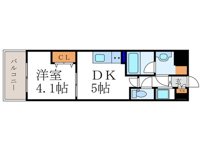 仮)ベラジオ雅び西大路七条(203)の物件間取画像