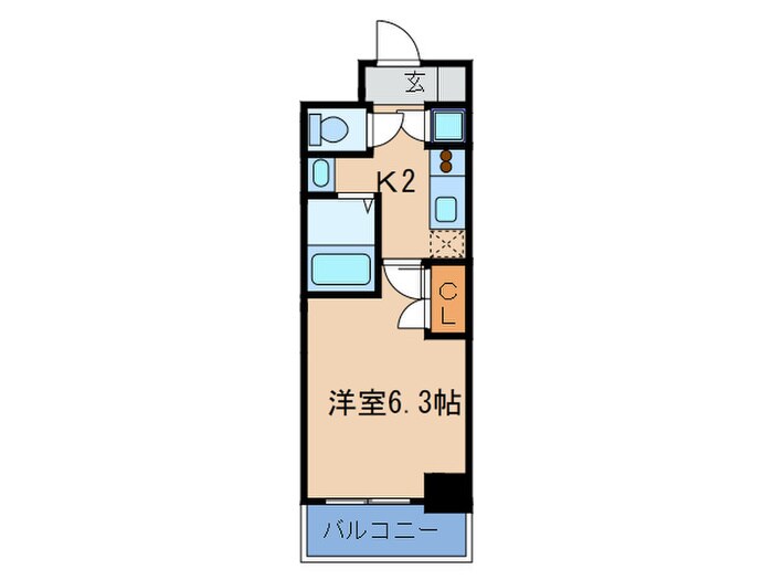 ジュネーゼグラン東梅田(1004)の物件間取画像