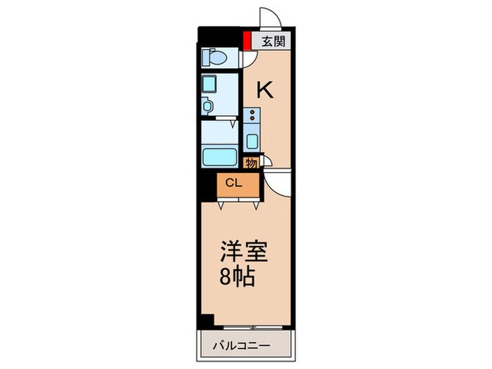 フリーディオ天の川の物件間取画像