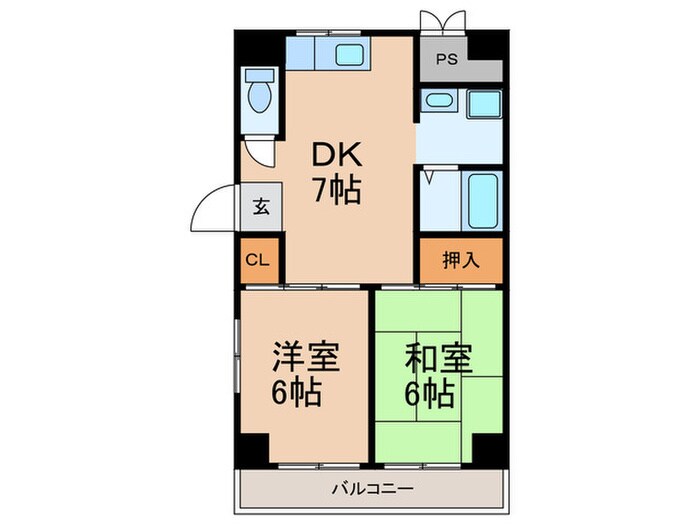 ピオ－ネ灘の物件間取画像