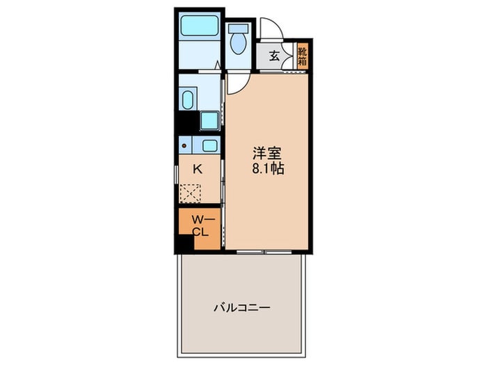 ﾕﾆｯｿﾝ朝潮橋の物件間取画像