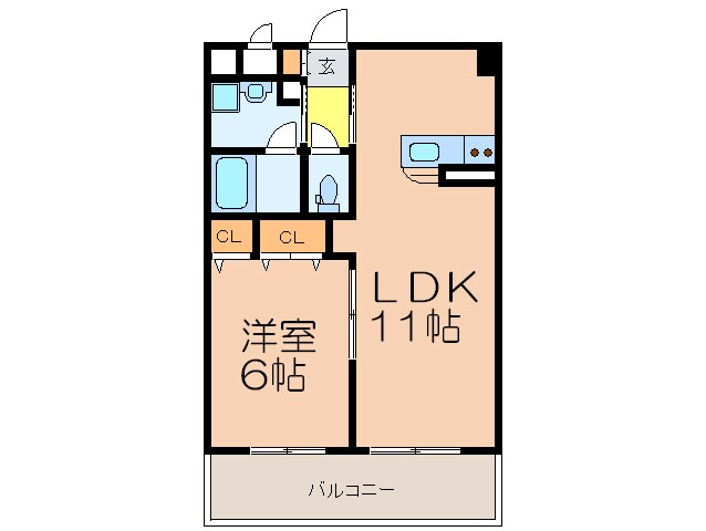 ＣＩＴＹＳＰＩＲＥ新神戸の物件間取画像