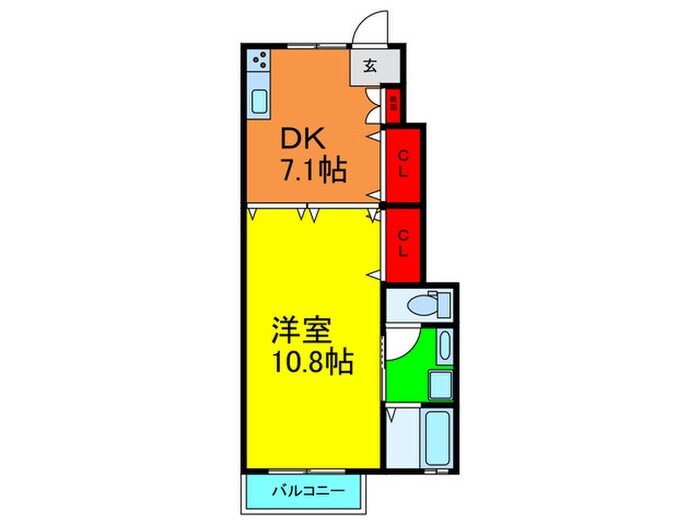 セラフィーメゾン東香里園の物件間取画像