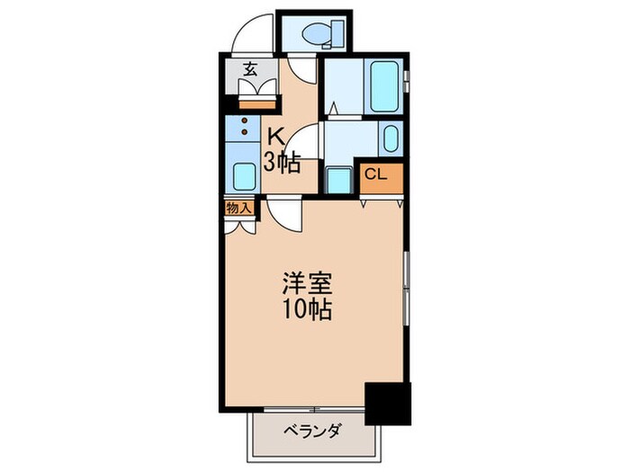 アクティ北浜の物件間取画像