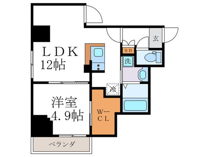 ﾌｧｽﾃｰﾄ京都堀川ｽｸｴｱ（604）の物件間取画像