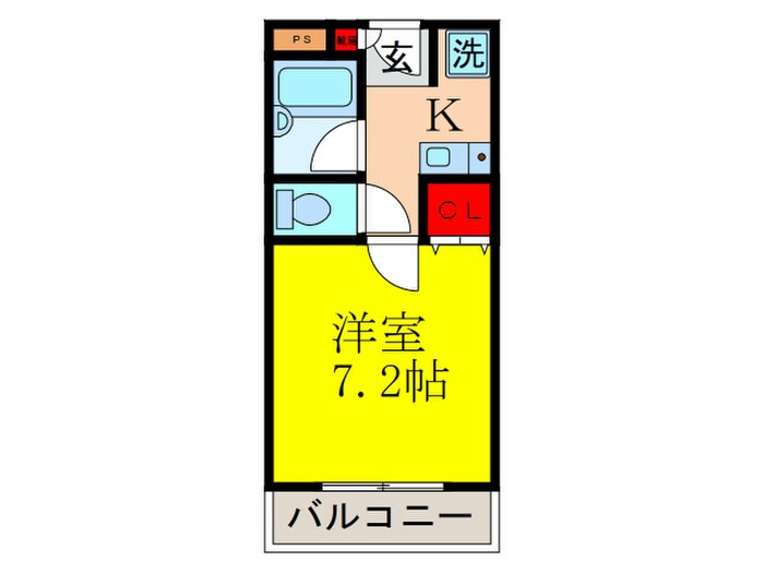 ハイツグル－ビ－の物件間取画像