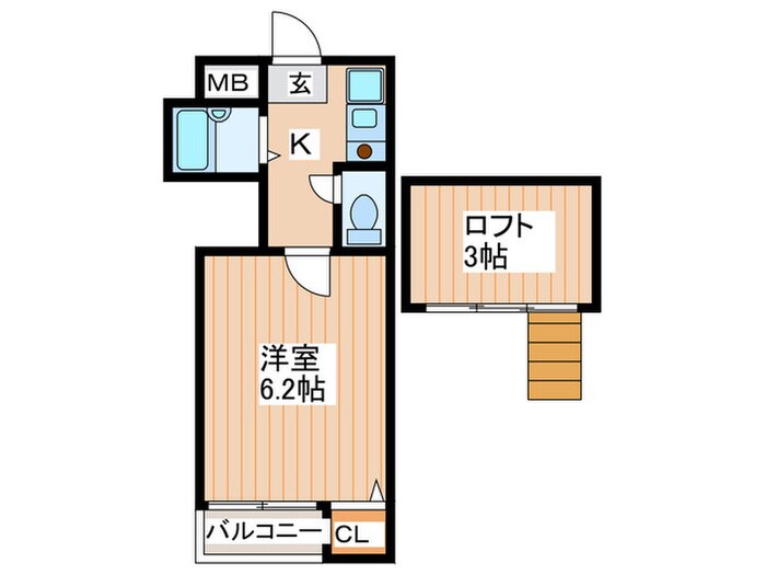 ユーアイハイツ池田Ⅰの物件間取画像