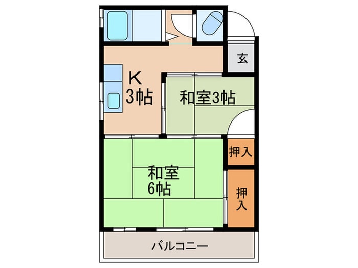 杉マンションの物件間取画像