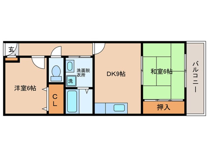 リバティ青山の物件間取画像