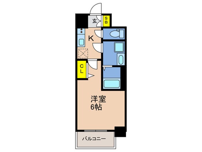 ﾚｼﾞｭｰﾙｱｯｼｭ神戸VIVANT(1203)の物件間取画像