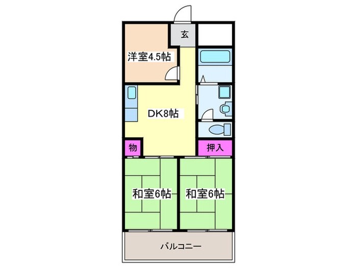 永田マンションの物件間取画像