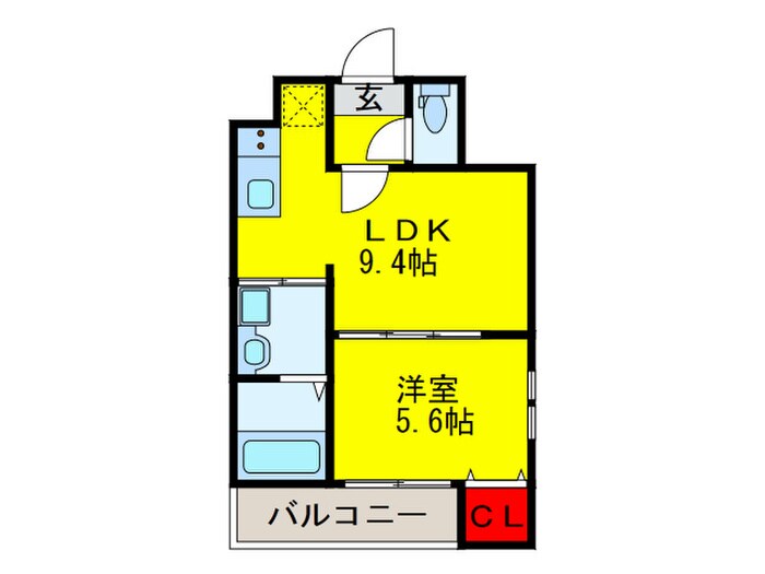 フジパレス平野西Ⅱ番館の物件間取画像