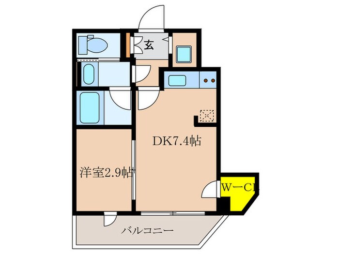 シーズンフラッツ梅田EASTの物件間取画像