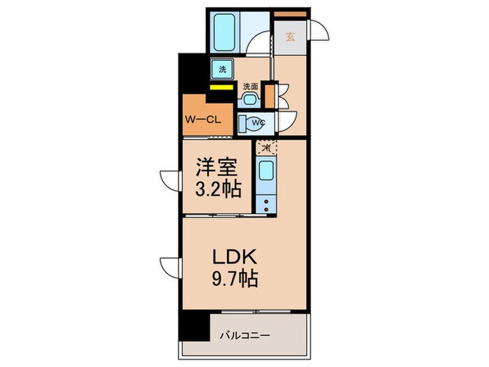 シーズンフラッツ梅田EASTの物件間取画像