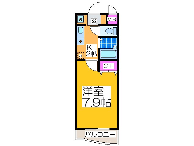 ラフィ－ネ北島の物件間取画像