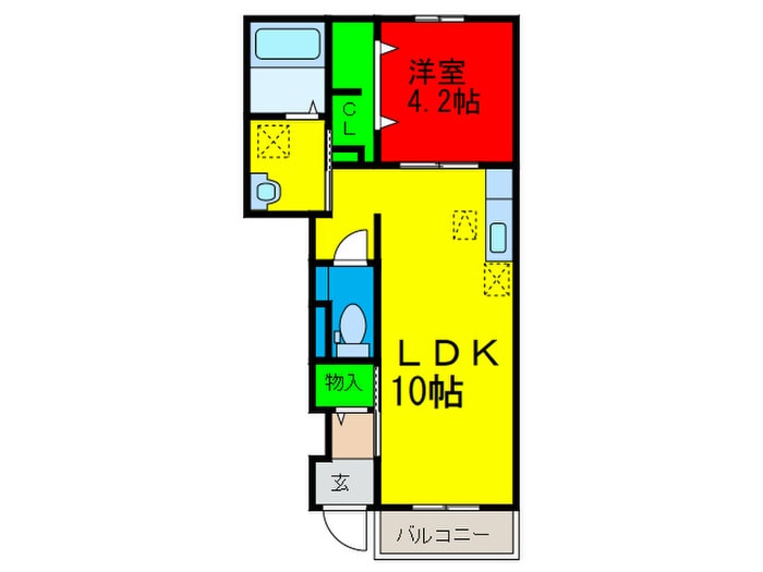 ラ　フェスタの物件間取画像