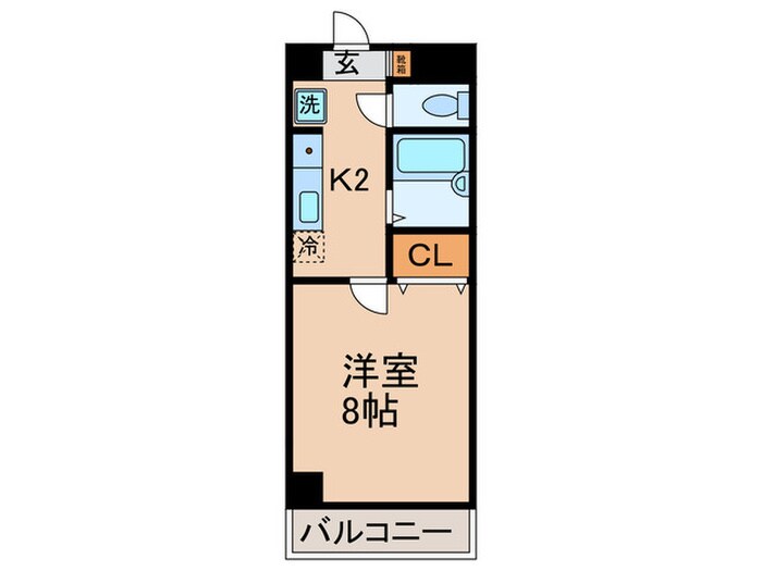 フｪニックス堀川　Ⅱの物件間取画像