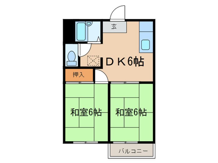 タウニィ陽光の物件間取画像