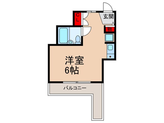 パ－ルナインの物件間取画像