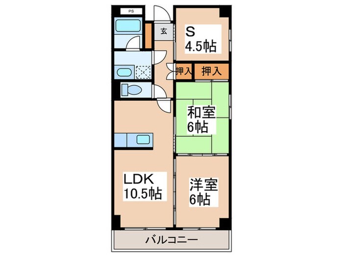 ドリーム中加賀屋の物件間取画像