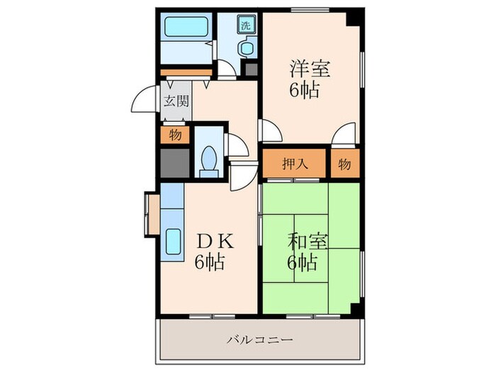 グレイスメモリ－立花の物件間取画像