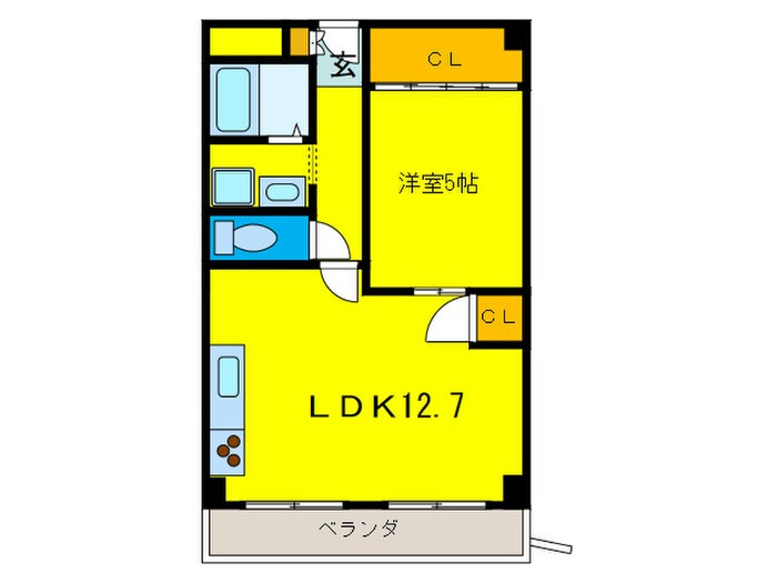 メゾンドシャトレの物件間取画像