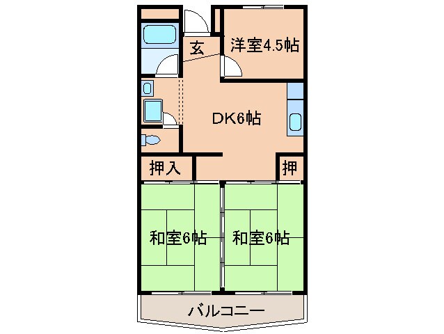 物件間取画像