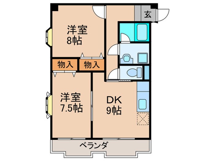 セルヴィ住吉川の物件間取画像