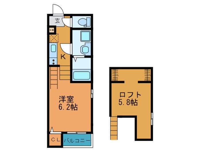 Ｌａ　Ｆｏｎｔｅ　滝井の物件間取画像