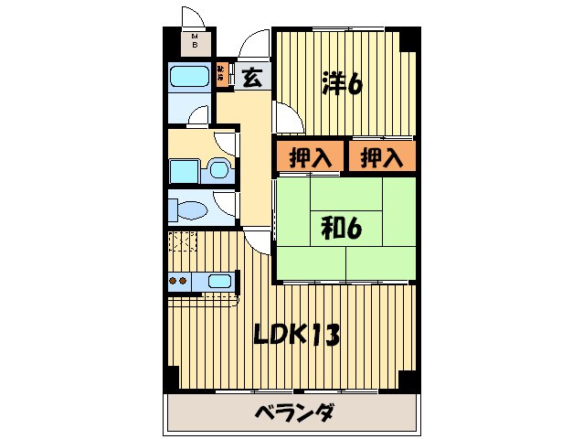 プリーマ北新の物件間取画像