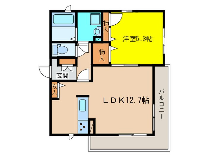 シャーメゾンＴＯＥＩ庄内西町の物件間取画像
