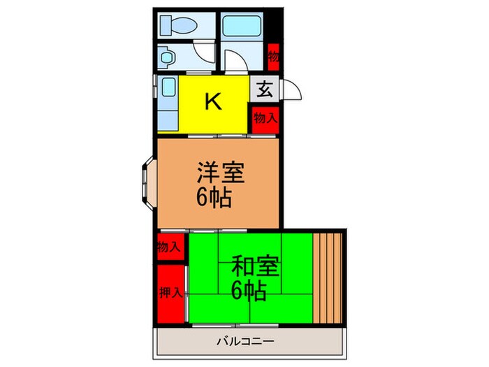 レインフォレストの物件間取画像