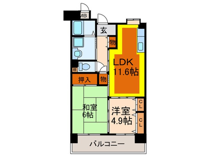 ＯＰＨ新千里南町の物件間取画像