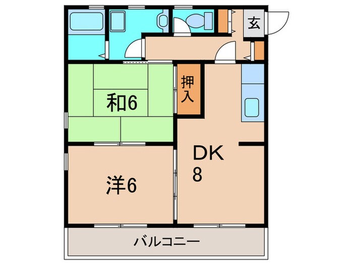 フォレスト宮ノ前の物件間取画像